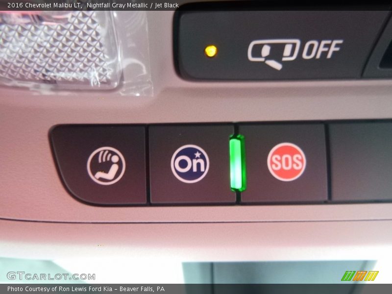 Nightfall Gray Metallic / Jet Black 2016 Chevrolet Malibu LT