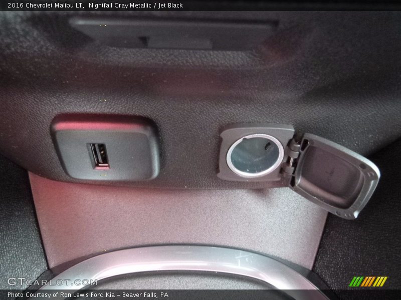 Nightfall Gray Metallic / Jet Black 2016 Chevrolet Malibu LT
