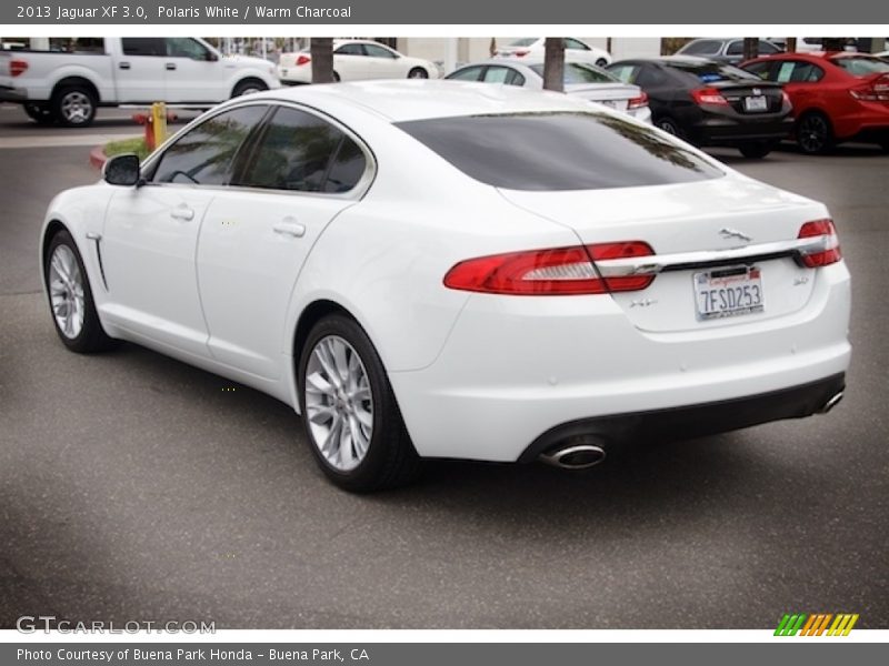 Polaris White / Warm Charcoal 2013 Jaguar XF 3.0