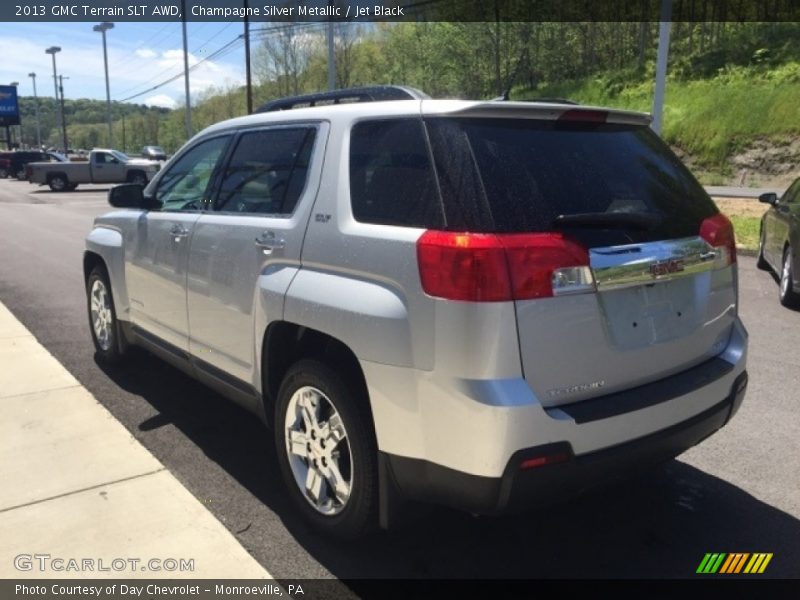 Champagne Silver Metallic / Jet Black 2013 GMC Terrain SLT AWD