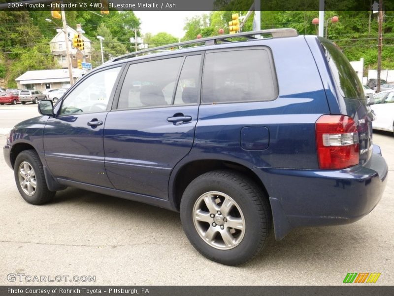 Bluestone Metallic / Ash 2004 Toyota Highlander V6 4WD