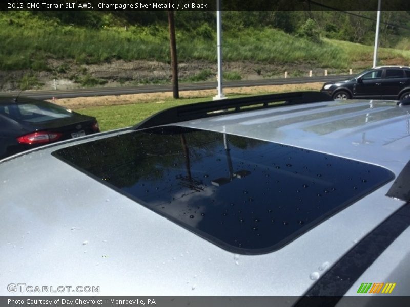 Champagne Silver Metallic / Jet Black 2013 GMC Terrain SLT AWD