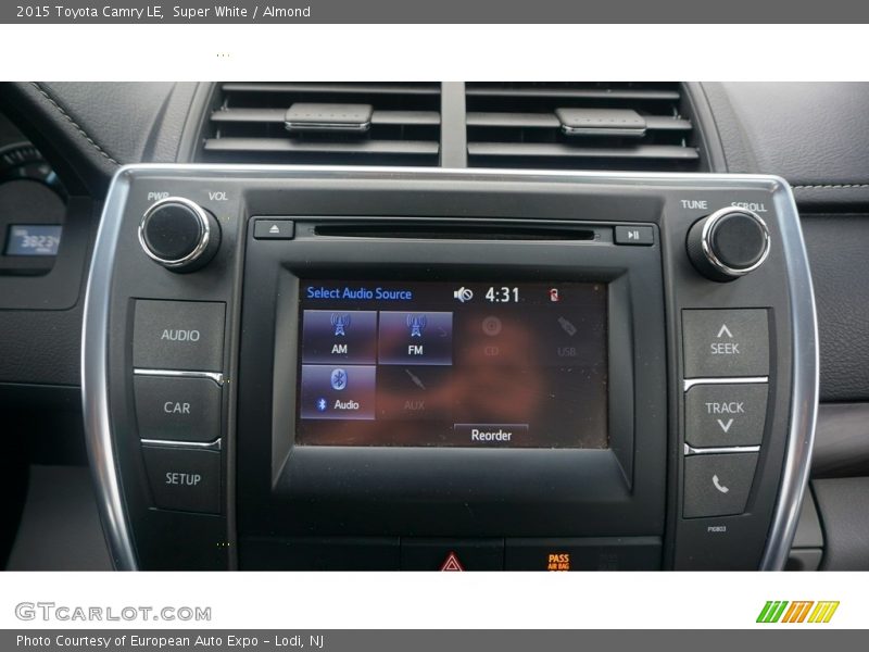 Super White / Almond 2015 Toyota Camry LE