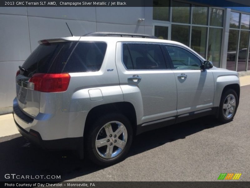 Champagne Silver Metallic / Jet Black 2013 GMC Terrain SLT AWD