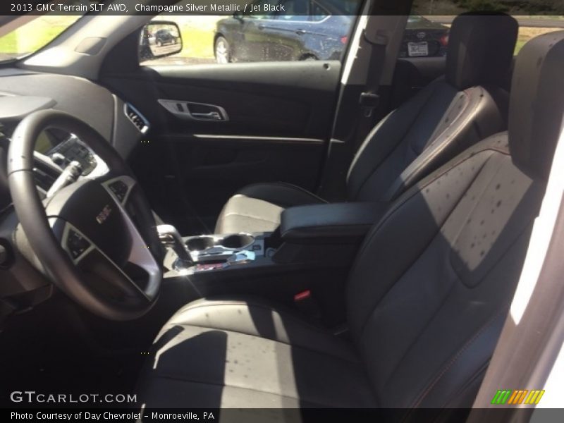 Champagne Silver Metallic / Jet Black 2013 GMC Terrain SLT AWD