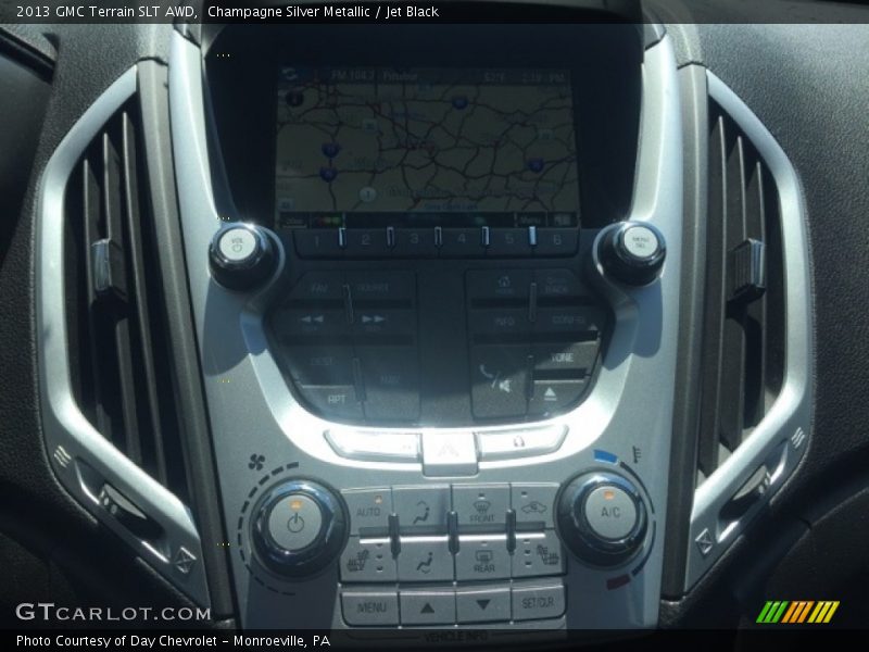Champagne Silver Metallic / Jet Black 2013 GMC Terrain SLT AWD