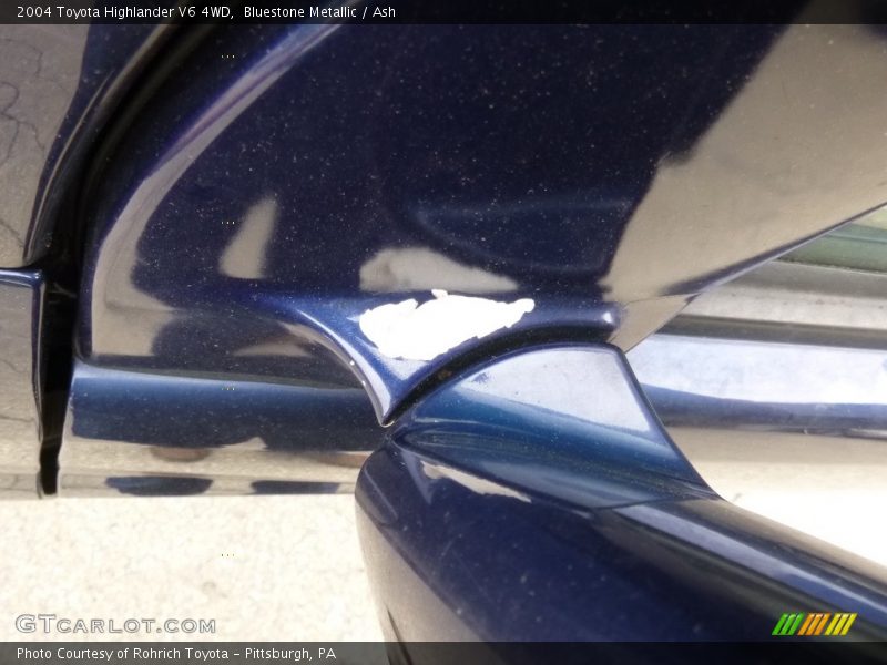 Bluestone Metallic / Ash 2004 Toyota Highlander V6 4WD