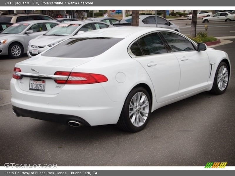 Polaris White / Warm Charcoal 2013 Jaguar XF 3.0