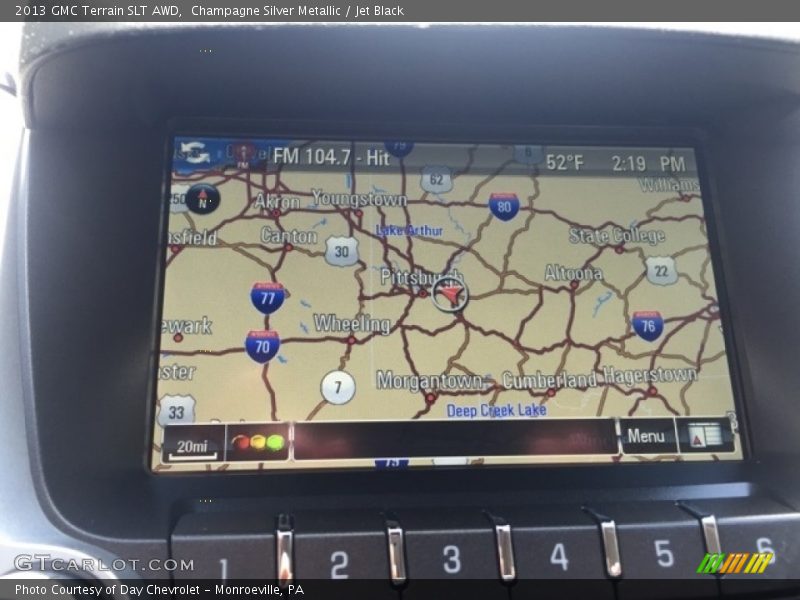Champagne Silver Metallic / Jet Black 2013 GMC Terrain SLT AWD