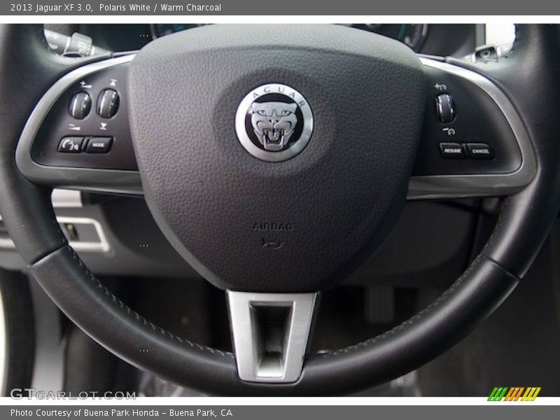 Polaris White / Warm Charcoal 2013 Jaguar XF 3.0