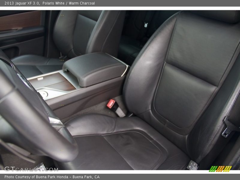 Polaris White / Warm Charcoal 2013 Jaguar XF 3.0