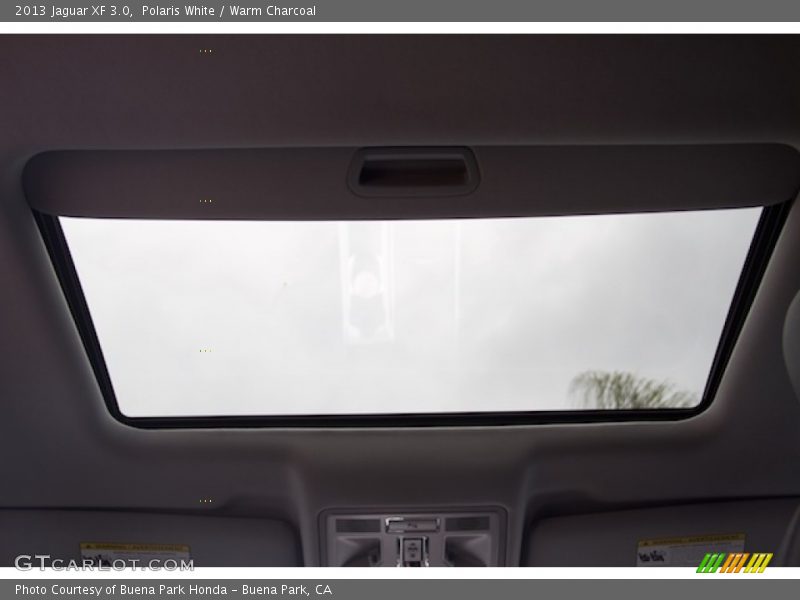 Polaris White / Warm Charcoal 2013 Jaguar XF 3.0