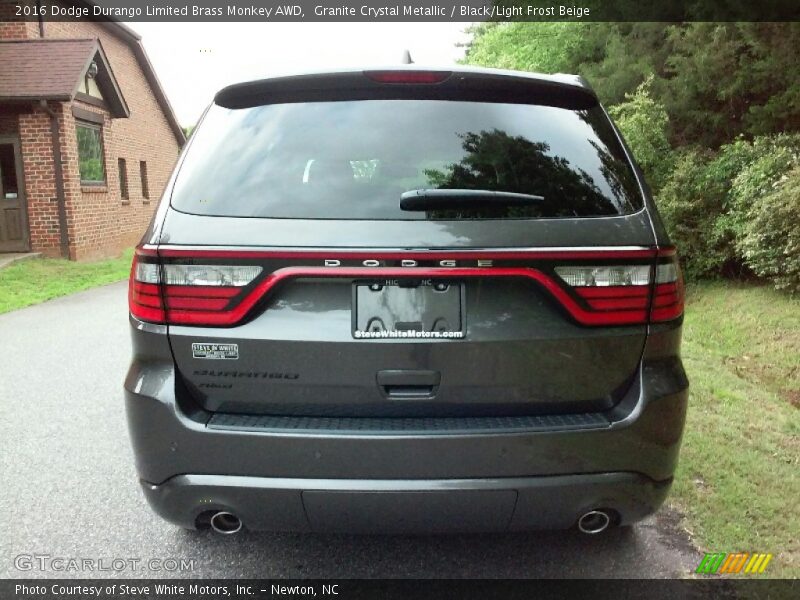 Granite Crystal Metallic / Black/Light Frost Beige 2016 Dodge Durango Limited Brass Monkey AWD