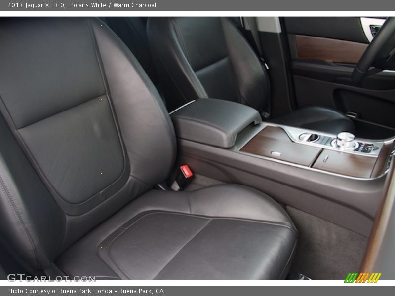 Polaris White / Warm Charcoal 2013 Jaguar XF 3.0