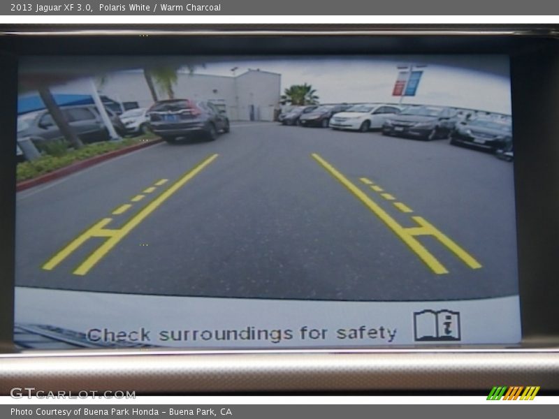Polaris White / Warm Charcoal 2013 Jaguar XF 3.0
