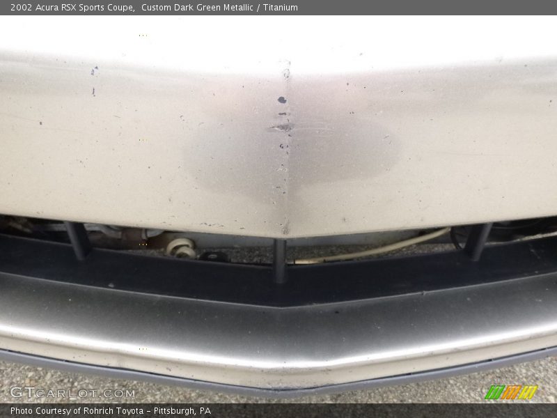 Custom Dark Green Metallic / Titanium 2002 Acura RSX Sports Coupe