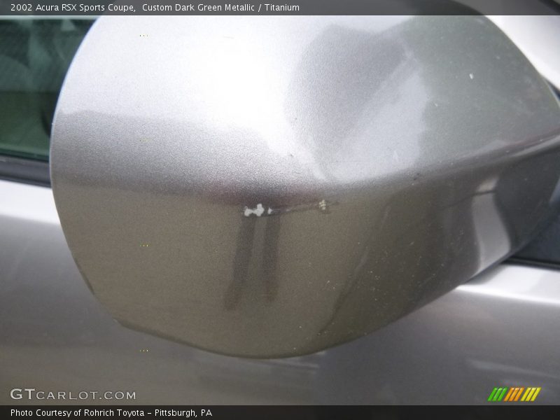 Custom Dark Green Metallic / Titanium 2002 Acura RSX Sports Coupe
