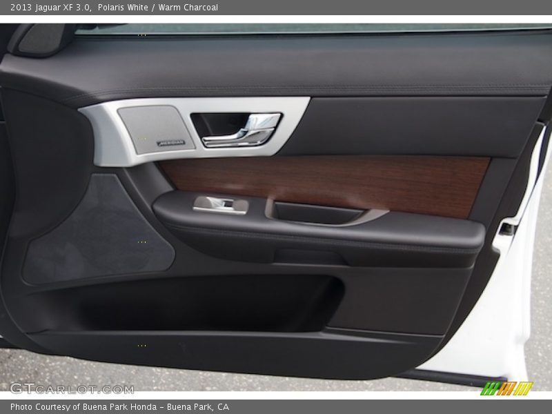 Polaris White / Warm Charcoal 2013 Jaguar XF 3.0