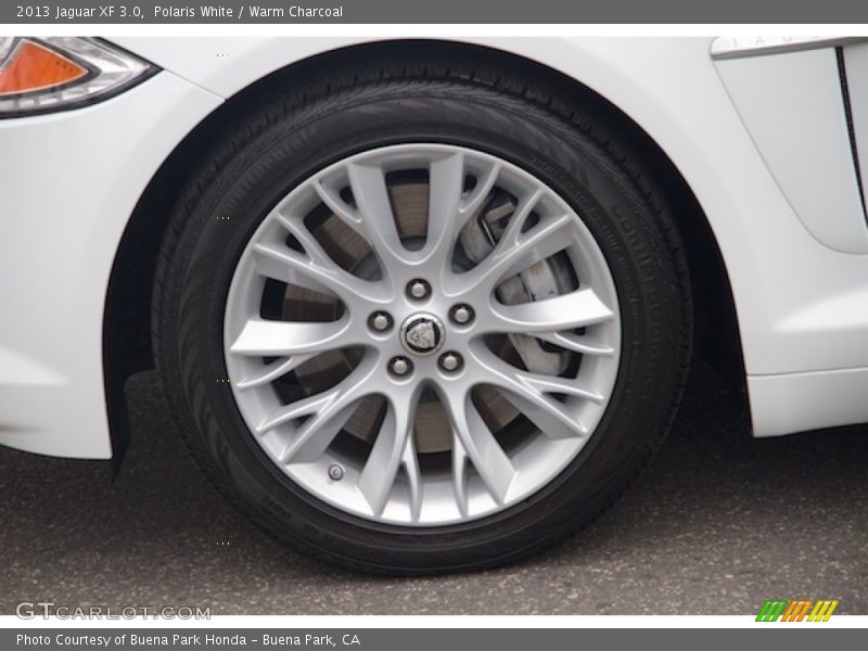 Polaris White / Warm Charcoal 2013 Jaguar XF 3.0