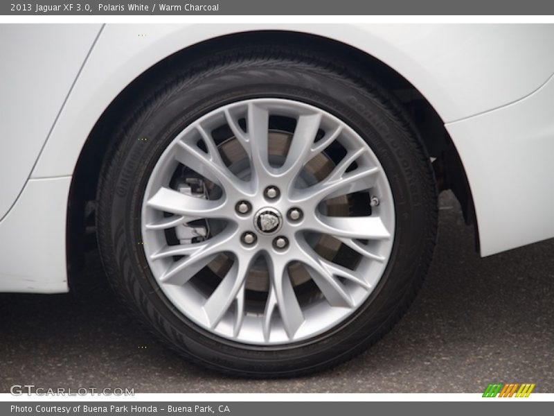 Polaris White / Warm Charcoal 2013 Jaguar XF 3.0