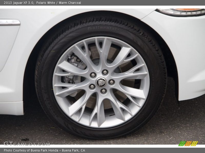 Polaris White / Warm Charcoal 2013 Jaguar XF 3.0