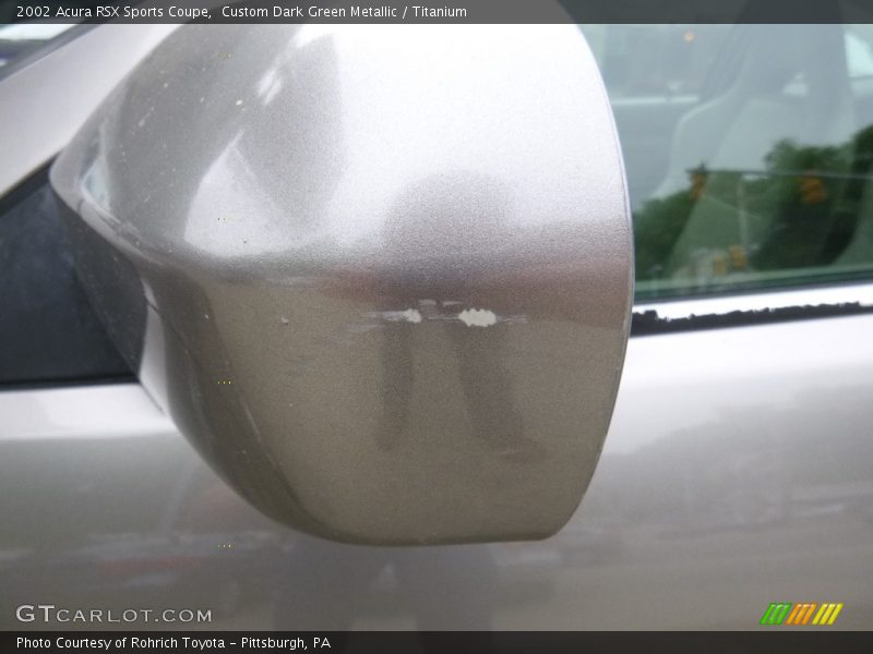 Custom Dark Green Metallic / Titanium 2002 Acura RSX Sports Coupe