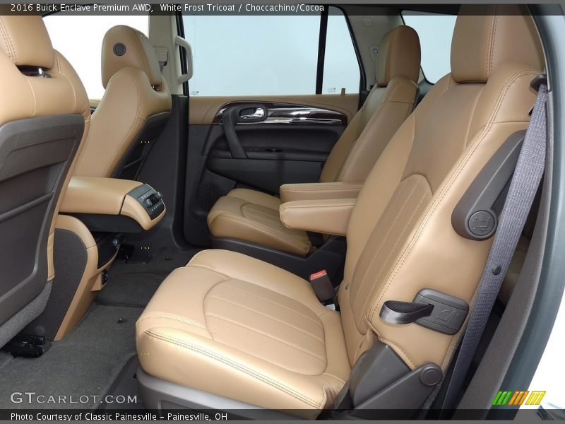 White Frost Tricoat / Choccachino/Cocoa 2016 Buick Enclave Premium AWD