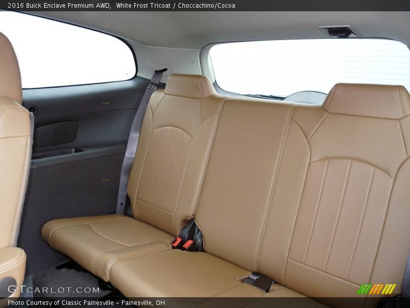 White Frost Tricoat / Choccachino/Cocoa 2016 Buick Enclave Premium AWD