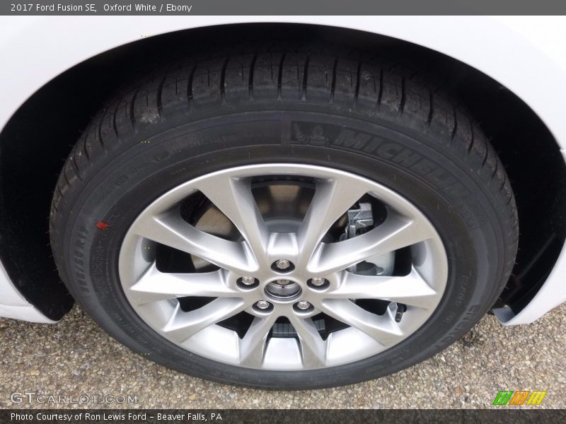 Oxford White / Ebony 2017 Ford Fusion SE