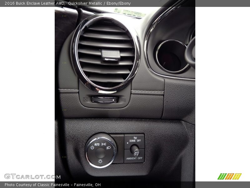 Quicksilver Metallic / Ebony/Ebony 2016 Buick Enclave Leather AWD