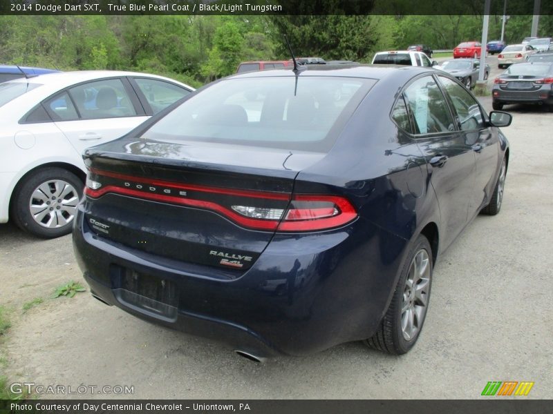 True Blue Pearl Coat / Black/Light Tungsten 2014 Dodge Dart SXT