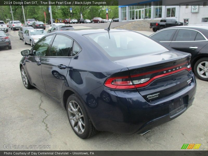True Blue Pearl Coat / Black/Light Tungsten 2014 Dodge Dart SXT