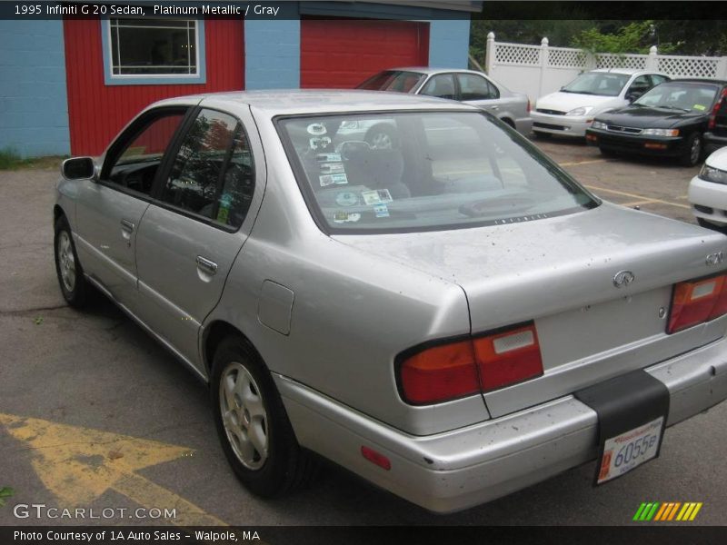 Platinum Metallic / Gray 1995 Infiniti G 20 Sedan
