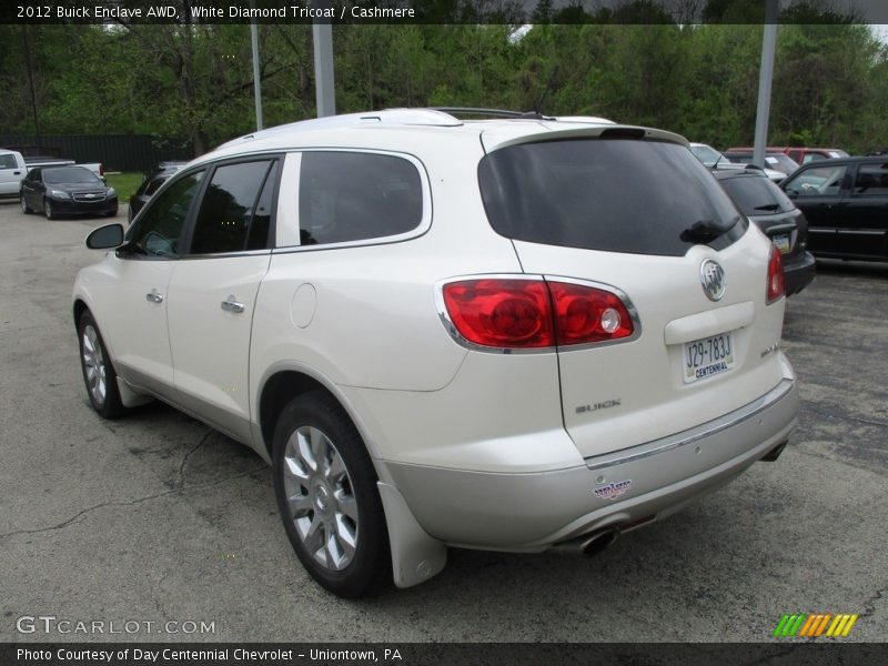 White Diamond Tricoat / Cashmere 2012 Buick Enclave AWD
