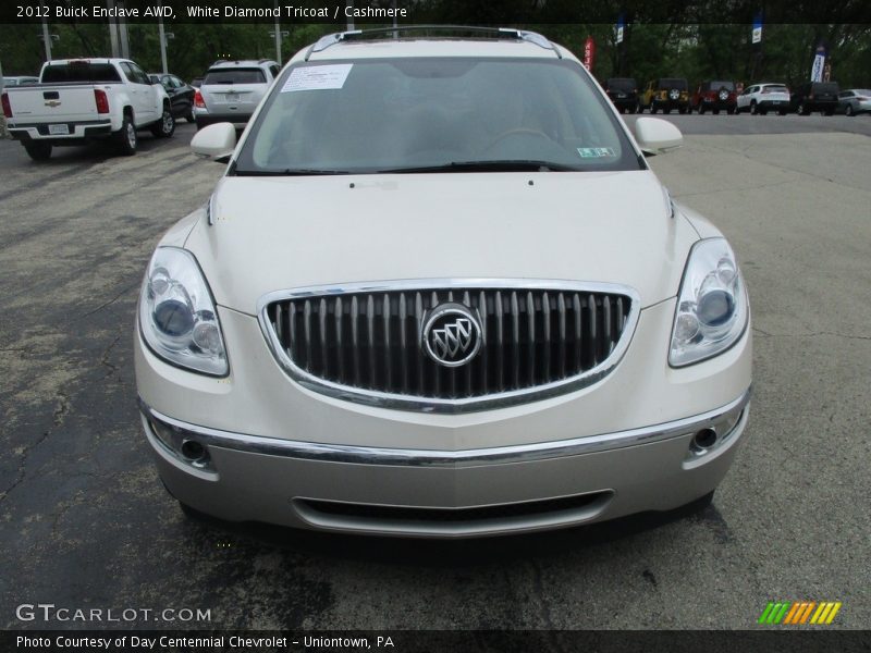 White Diamond Tricoat / Cashmere 2012 Buick Enclave AWD