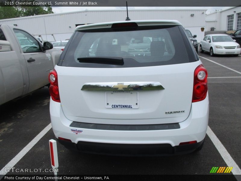 Summit White / Jet Black 2015 Chevrolet Equinox LS