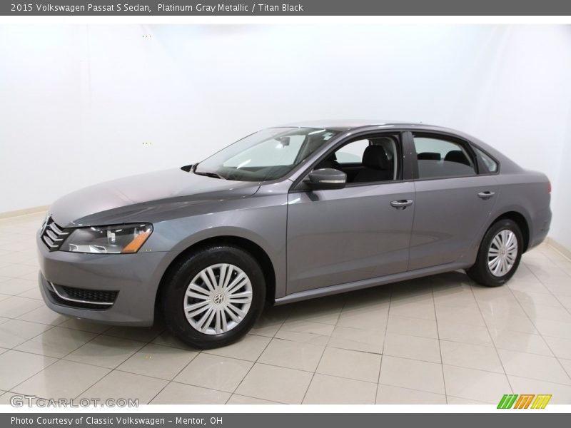 Platinum Gray Metallic / Titan Black 2015 Volkswagen Passat S Sedan