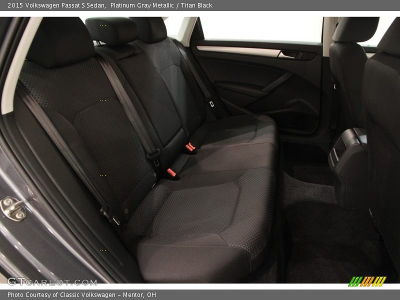 Platinum Gray Metallic / Titan Black 2015 Volkswagen Passat S Sedan