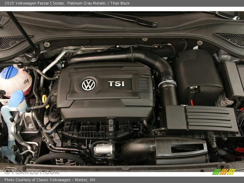 Platinum Gray Metallic / Titan Black 2015 Volkswagen Passat S Sedan