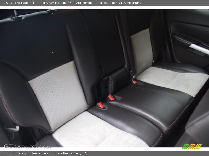 Ingot Silver Metallic / SEL Appearance Charcoal Black/Gray Alcantara 2013 Ford Edge SEL