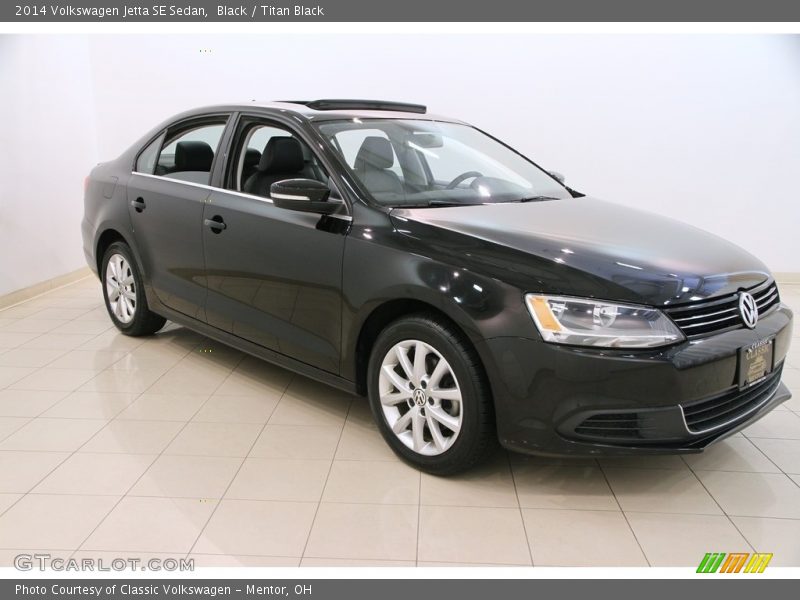 Black / Titan Black 2014 Volkswagen Jetta SE Sedan
