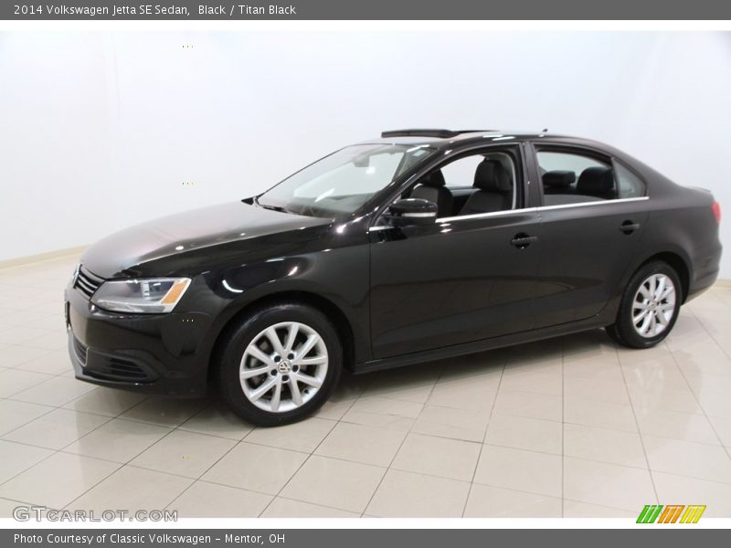 Black / Titan Black 2014 Volkswagen Jetta SE Sedan