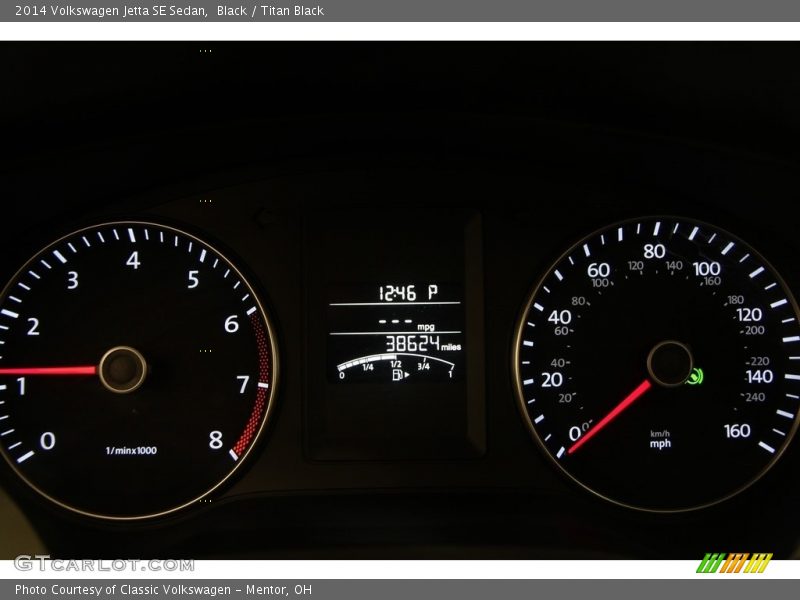 Black / Titan Black 2014 Volkswagen Jetta SE Sedan