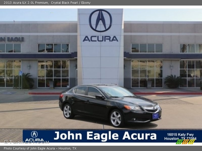 Crystal Black Pearl / Ebony 2013 Acura ILX 2.0L Premium