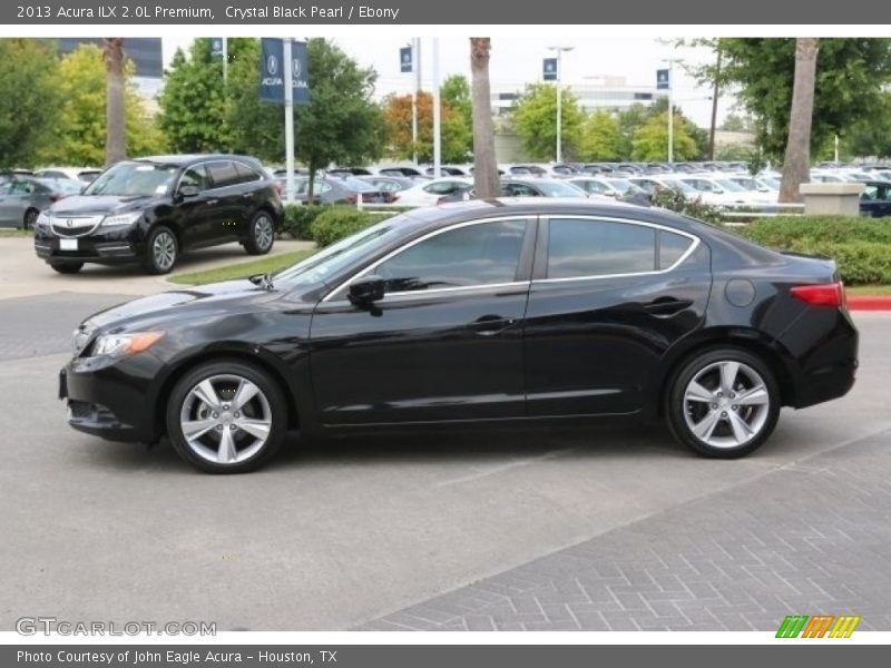 Crystal Black Pearl / Ebony 2013 Acura ILX 2.0L Premium