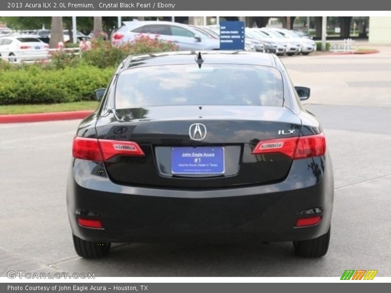 Crystal Black Pearl / Ebony 2013 Acura ILX 2.0L Premium