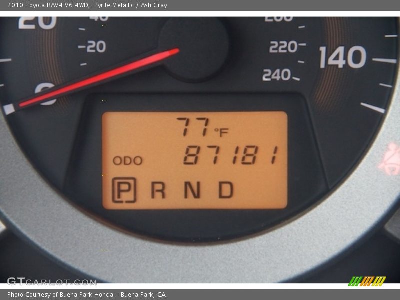 Pyrite Metallic / Ash Gray 2010 Toyota RAV4 V6 4WD