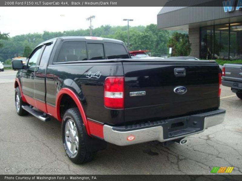 Black / Medium/Dark Flint 2008 Ford F150 XLT SuperCab 4x4
