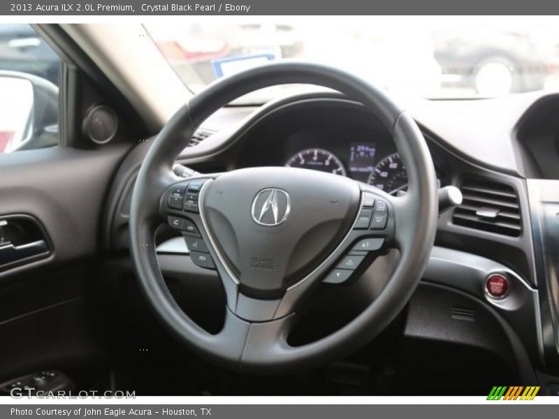 Crystal Black Pearl / Ebony 2013 Acura ILX 2.0L Premium