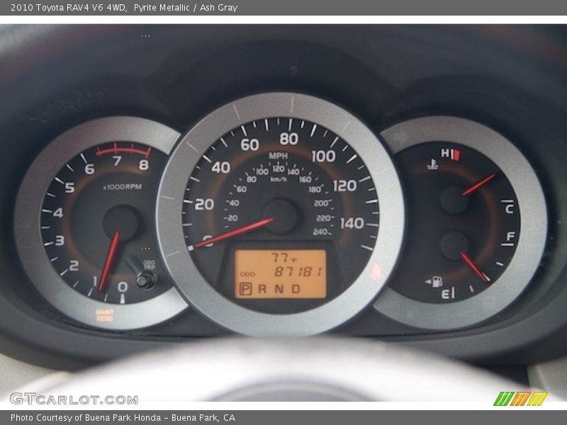 Pyrite Metallic / Ash Gray 2010 Toyota RAV4 V6 4WD